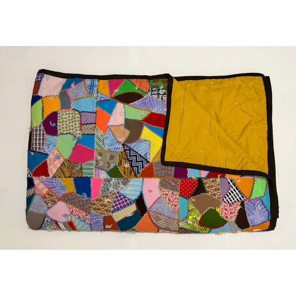 Vintage CRAZY PATCHWORK 95